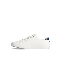 Sandy Leather Metallic Sneaker