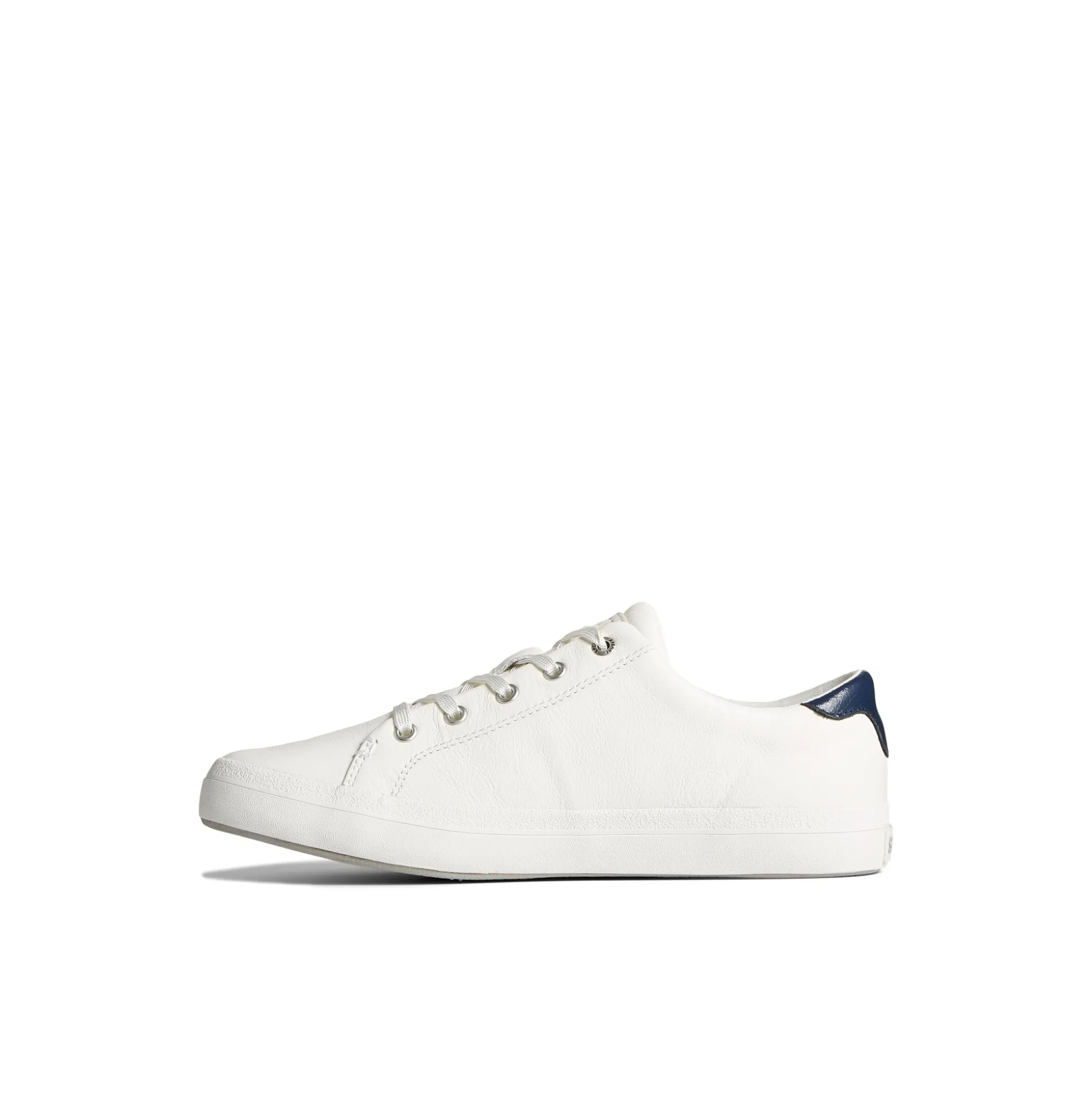 Sandy Leather Metallic Sneaker