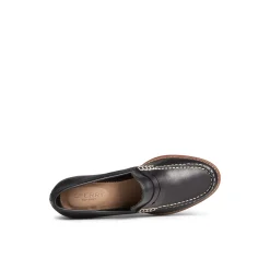 Seaport Penny Heel Leather Loafer