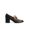Seaport Two-Tone Penny Heel
