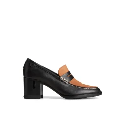 Seaport Two-Tone Penny Heel